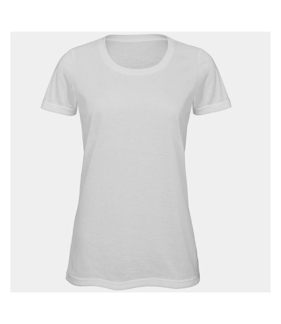 T-shirt femme blanc B&C