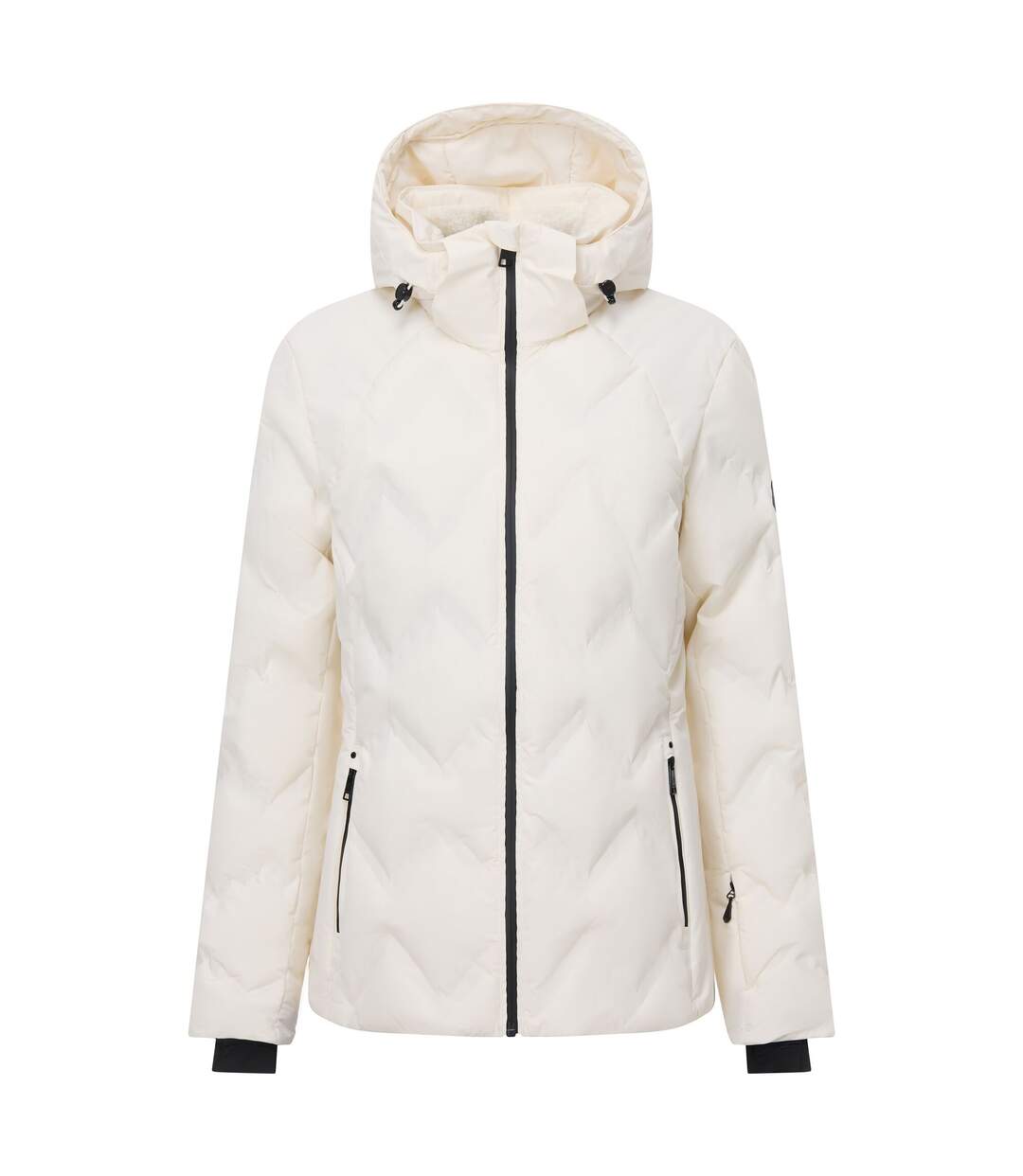 Womens/ladies Enfold Ii Padded Ski Jacket Egret Dare 2B-2