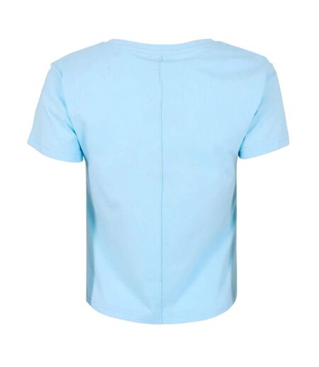 T-shirt Motif/style Cerise Femme Bleu Never Fully Dressed