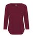 T-shirt Femme Bordeaux Neutral-1