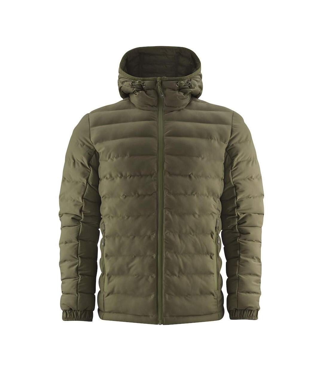 Doudoune Matelassée Woodlake Homme Vert Kaki Foncé James Harvest-1