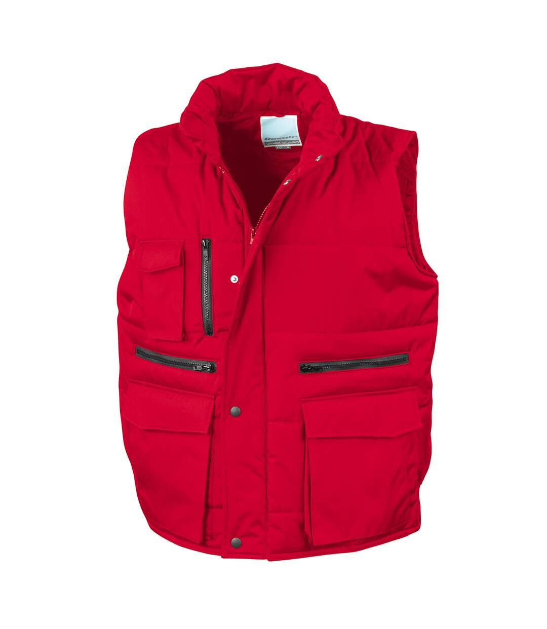 Veste Sans Manches Lance Homme Rouge WORK-GUARD By Result-1