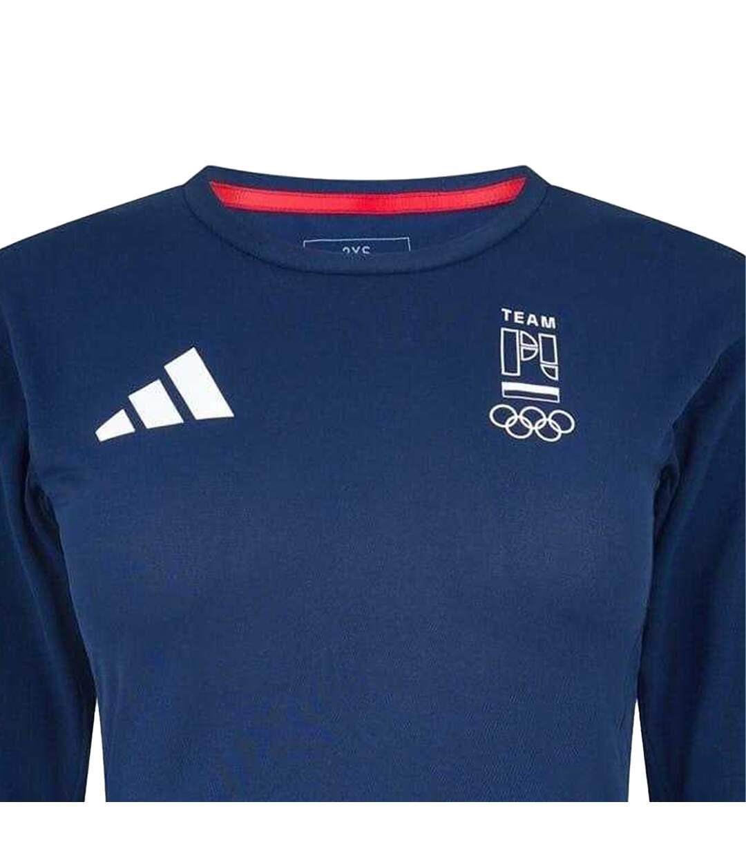 Haut Team Pl Olympic Femme Bleu Marine Adidas-3