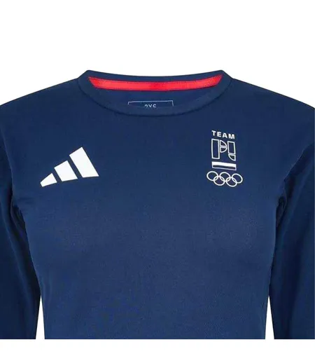 Haut Team Pl Olympic Femme Bleu Marine Adidas