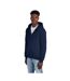 Unisex Adult Nublend Full Zip Hoodie Navy Blue Jerzees-4