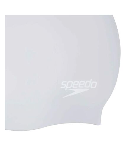 Bonnet De Bain Long Hair Adulte Argenté Blanc Speedo