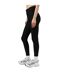 Legging Motif/style Alvéolé Femme Noir Miso-3