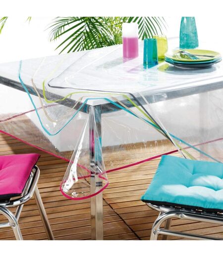 Nappe Cristal Garden 140x240cm Transparent & Gris