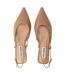 Womens/ladies Spencer Leather Sling Back Sandals Tan Steve Madden-3
