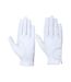 Adults leather riding gloves white Hy5-1