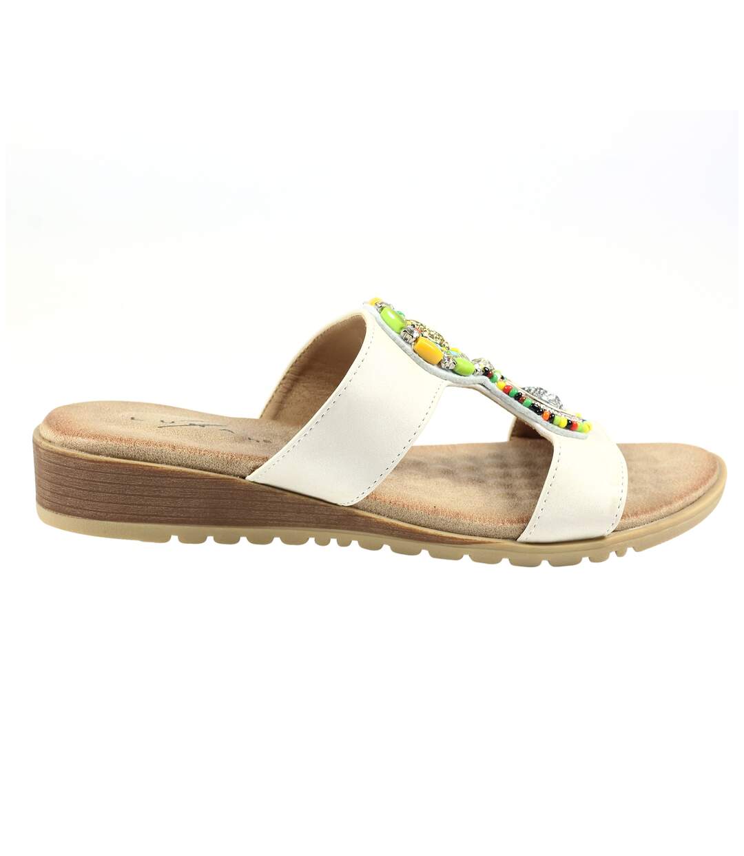 Sandales Elsa Femme Blanc Lunar-3