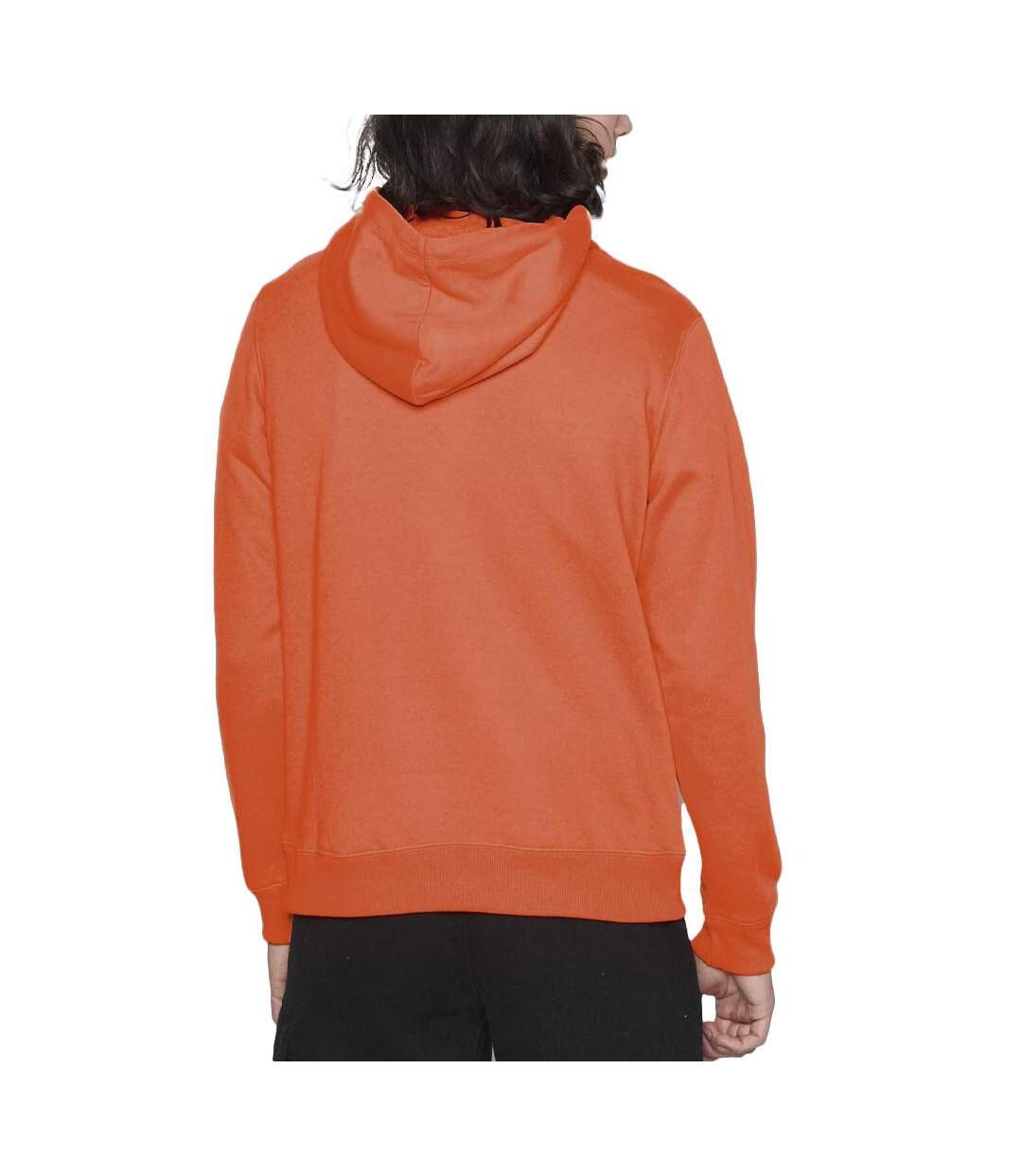 Sweat à Capuche Orange Homme Calvin Klein Jeans Regular - L