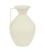 Vase Cruche en Métal Sylvain 36cm Blanc-1