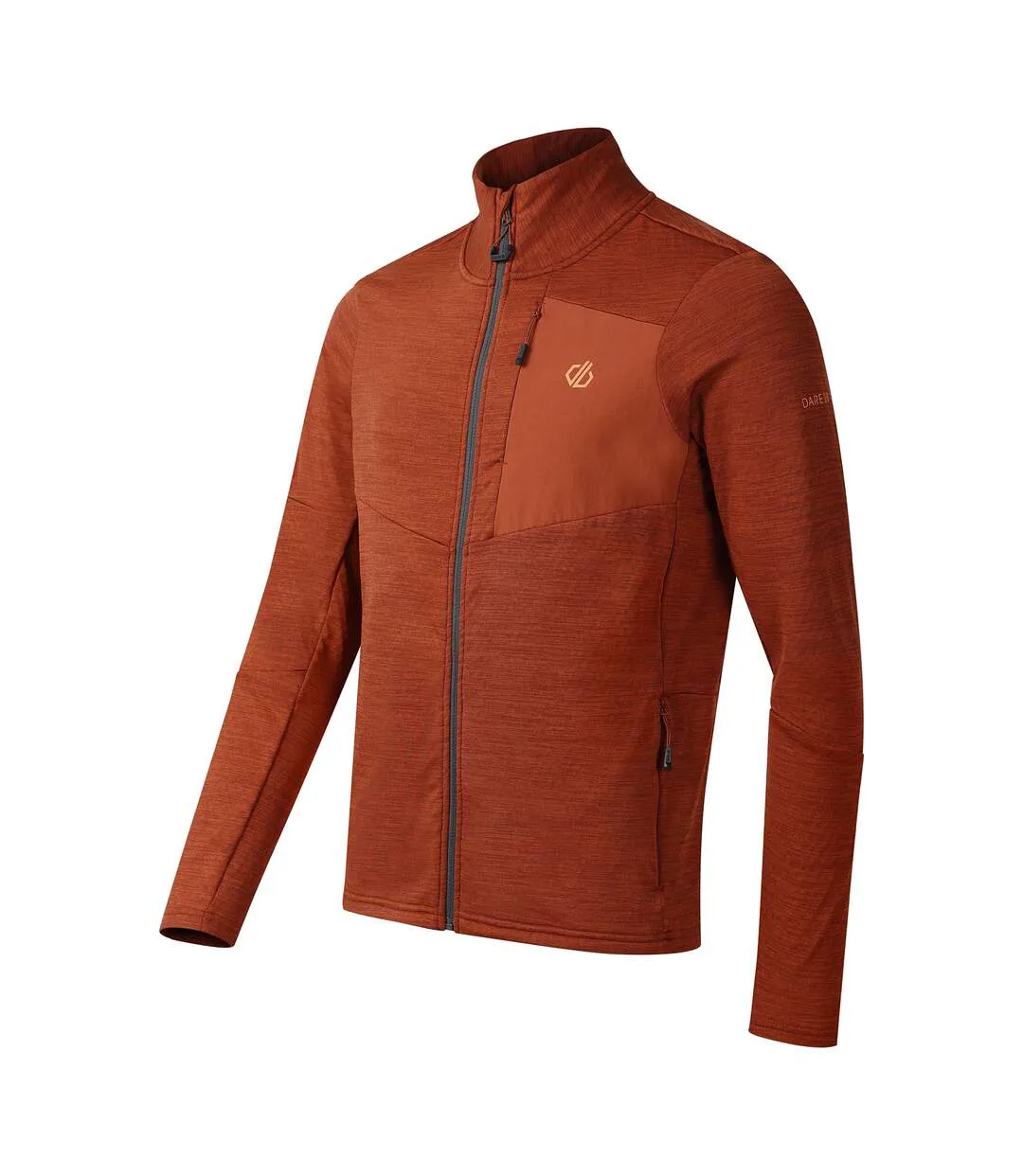 Veste De Sport Extensible À Col Montant Venture Homme Rouge Foncé Dare 2B-3