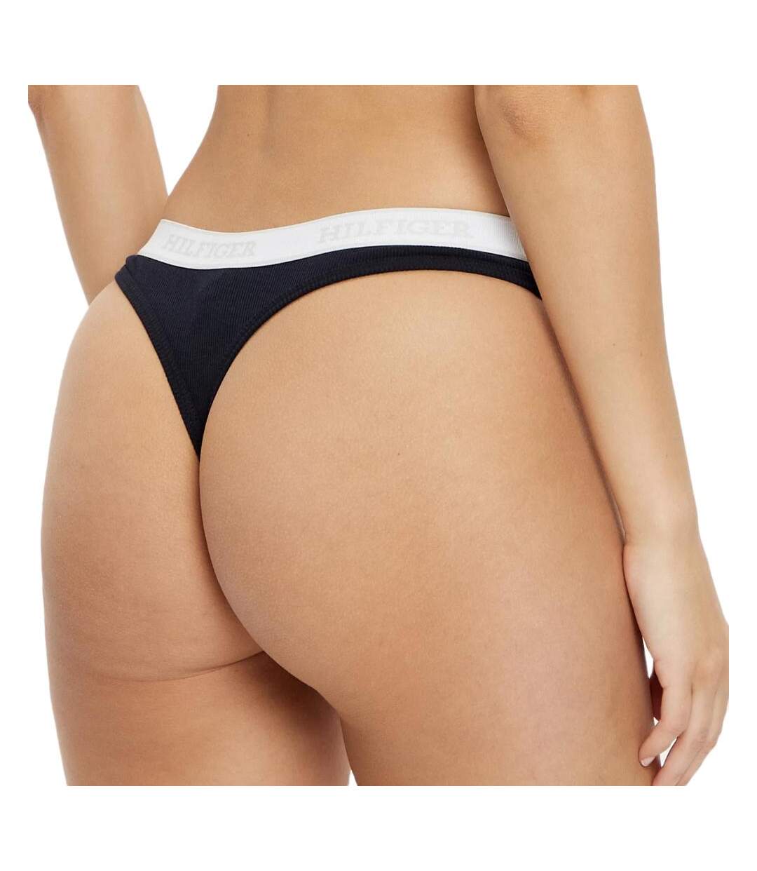 String Noir Femme Tommy Hilfiger ThongR - L