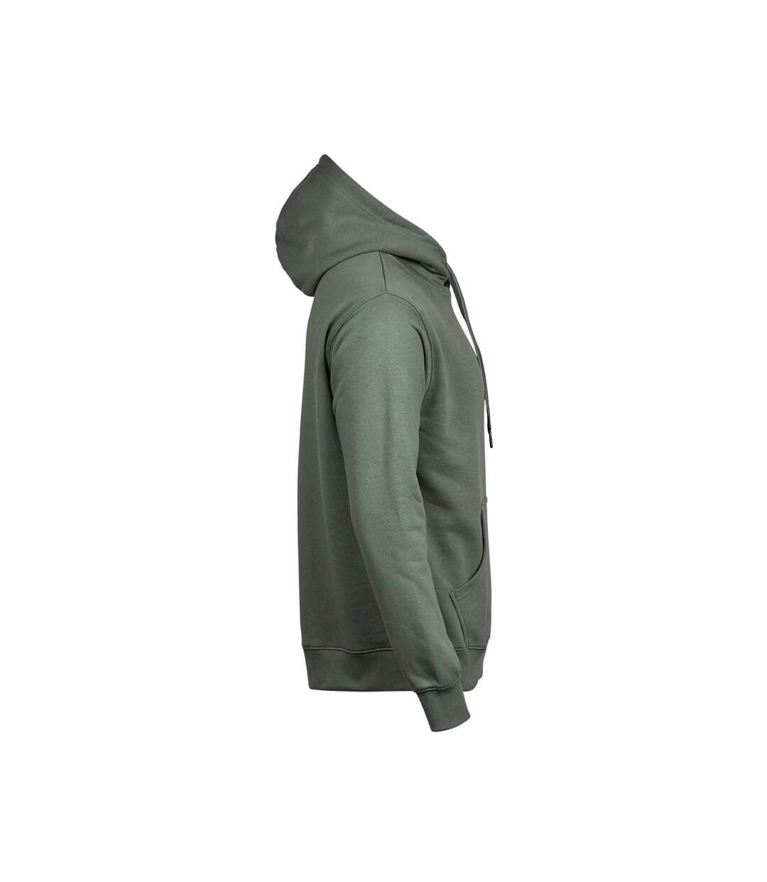 Sweat À Capuche Homme Vert De Gris Tee Jays-3