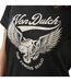 T-shirt femme col rond print devant Famous Vondutch