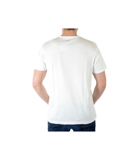 Tee Shirt Ben Sherman Flag Print MB10479 Snox Blanc