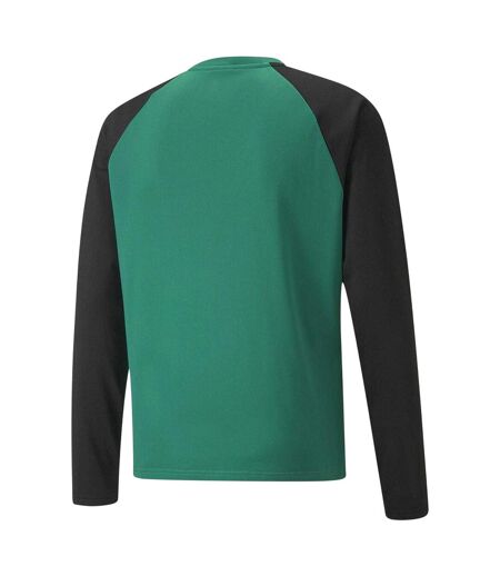 Mens Teamliga Long-sleeved T-shirt Green Black Puma