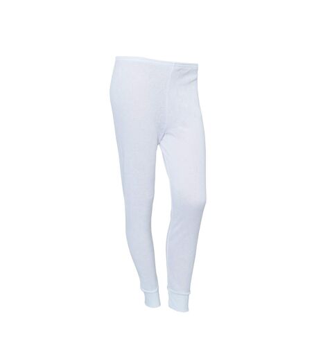 FLOSO Ladies/Womens Thermal Underwear Long Jane (Viscose Premium Range) (White) - UTTHERM132