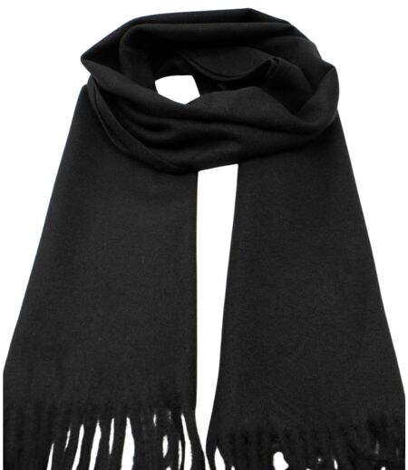 Echarpe élégante en Tissu Doux gris foncé pour Homme - Accessoire de Mode Automne-Hiver