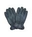 Gants en cuir Noir