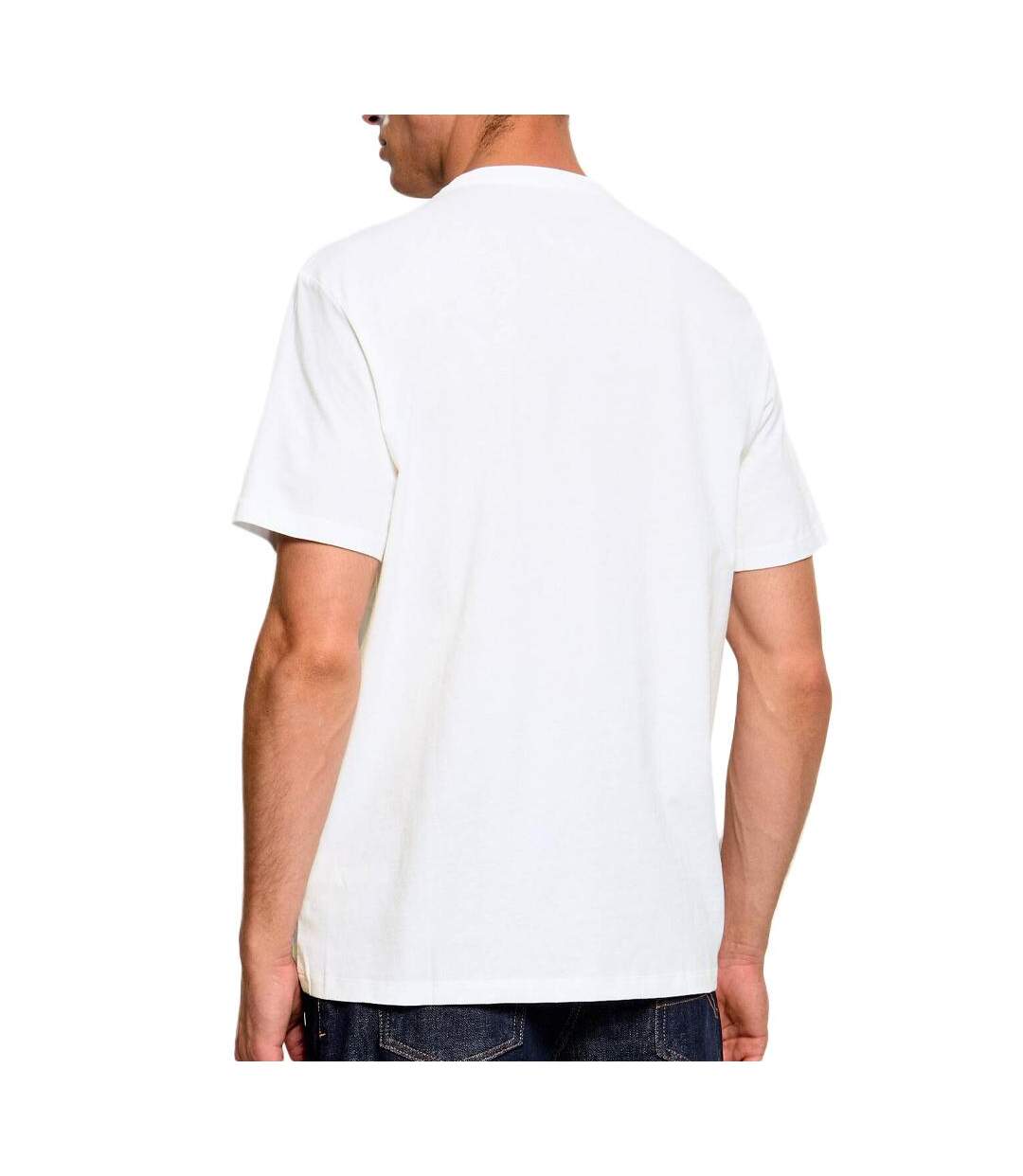 T-Shirt blanc homme calvin klein jeans ss 30s eu crest-2