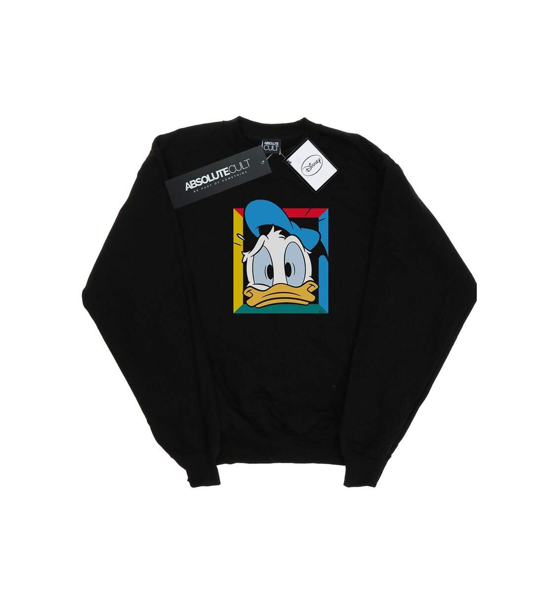 Disney Sweatshirt Donald Duck paniqué - Femmes/Ladies (Noir) - UTBI27902-1