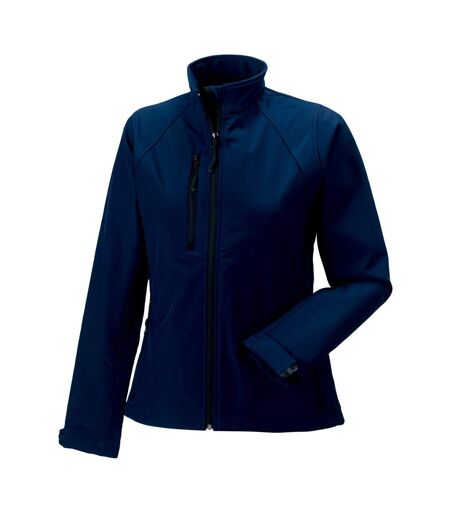 Jerzees Colours Ladies Water Resistant & Windproof Soft Shell Jacket (French Navy) - UTBC561