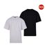 T-shirts Homme Blanc Noir Urban Classics-1