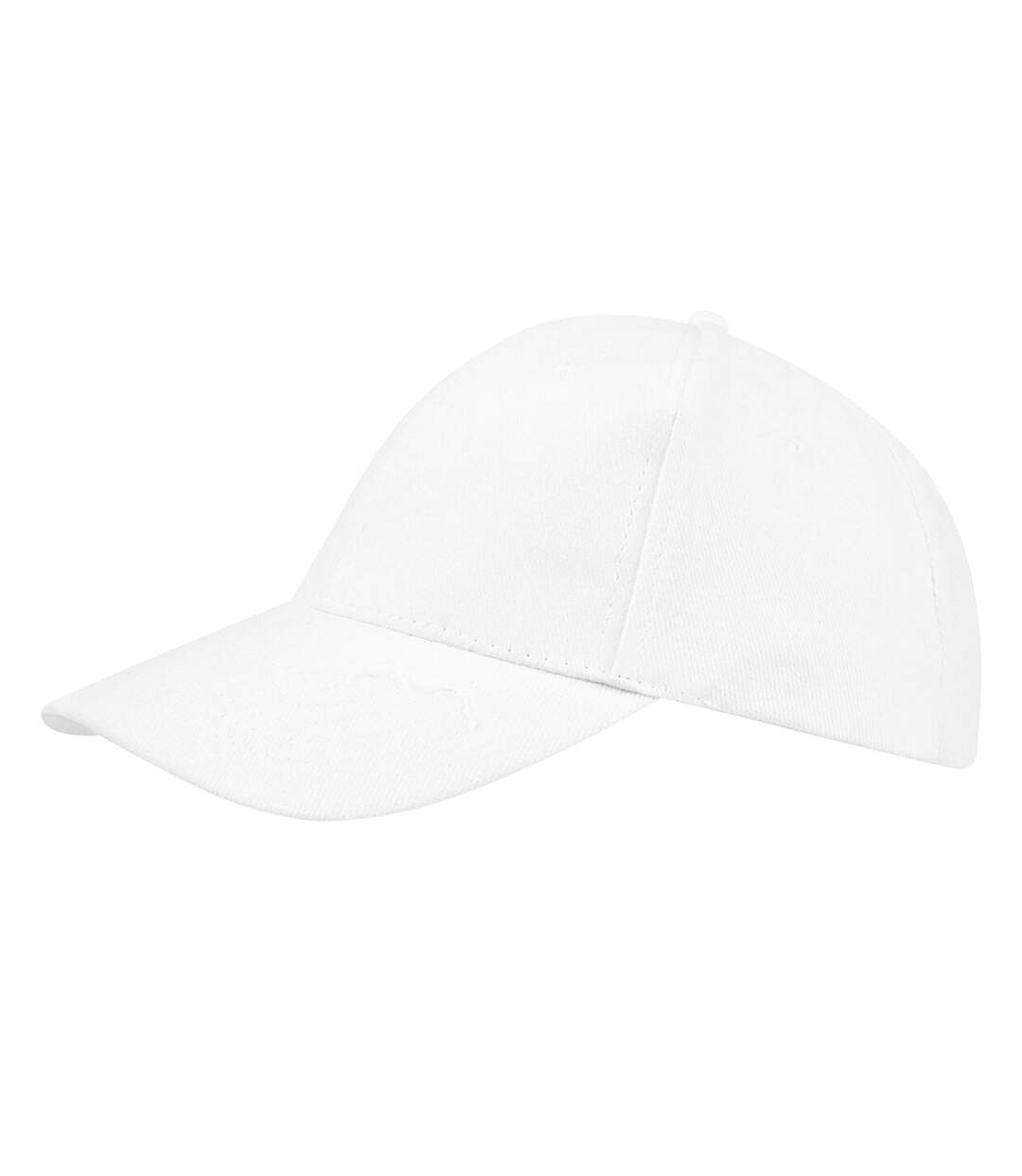 Casquette de baseball buffalo unisexe blanc SOLS-3