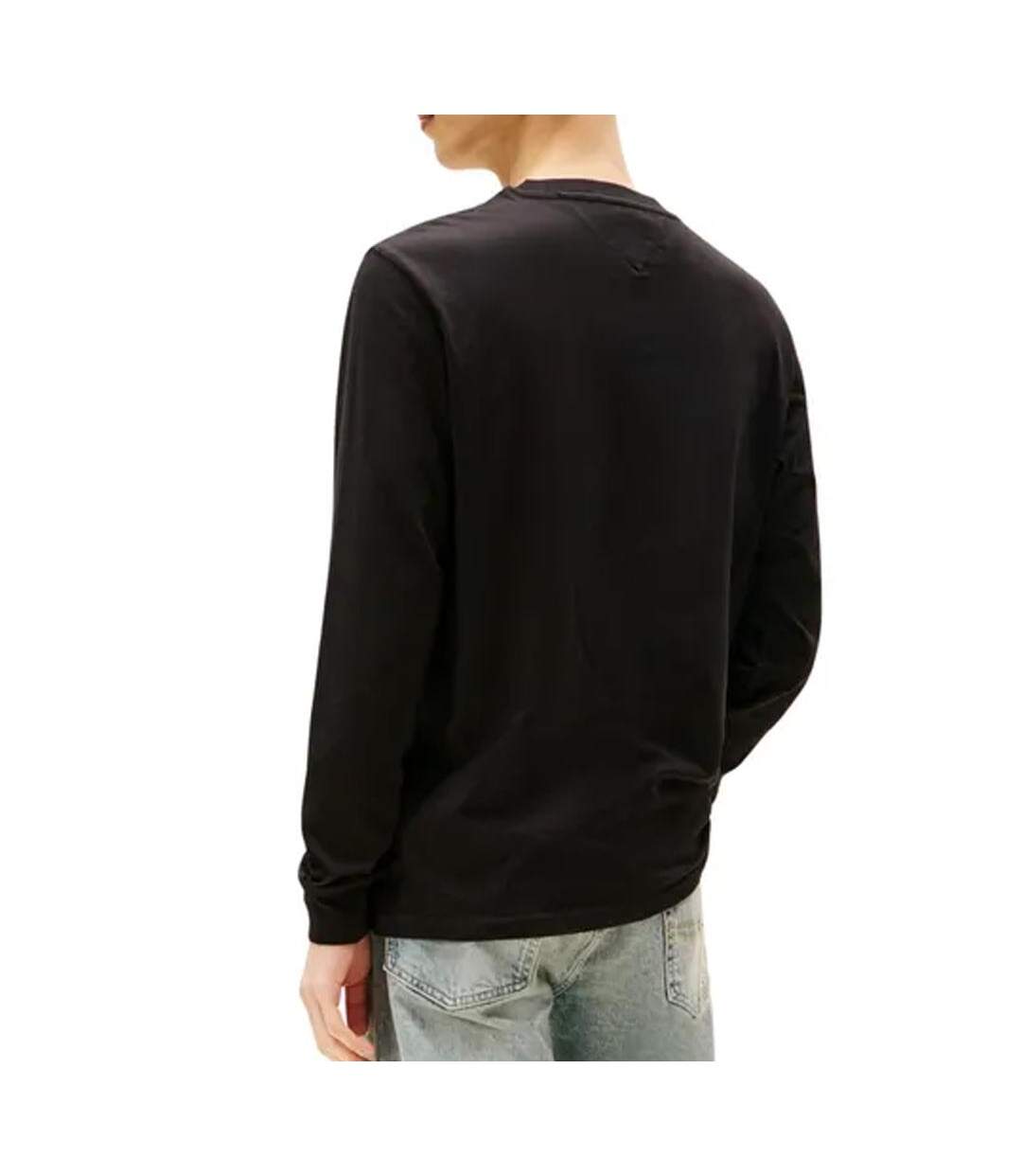T-Shirt manches longues noir homme tommy hilfiger chest - l-2