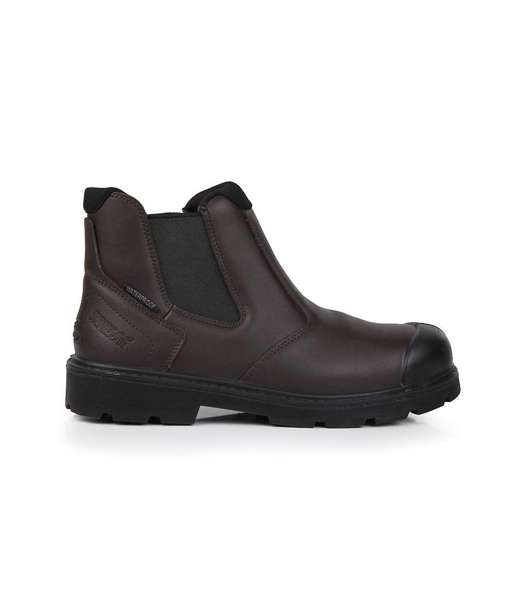 Bottines homme marron foncé Regatta-3