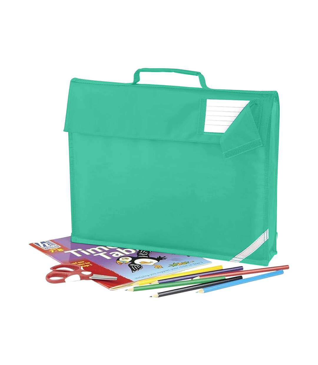 Quadra Junior Book Bag - 5 Liters (Pack of 2) (Emerald) (One Size) - UTBC4340