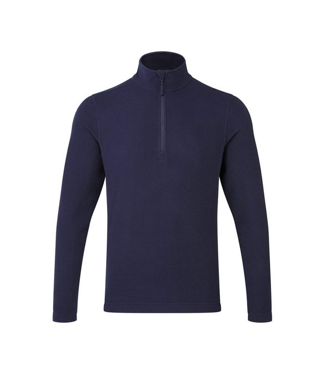 Unisex adult recyclight quarter zip fleece top navy Premier