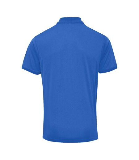 Polo coolchecker homme bleu roi Premier