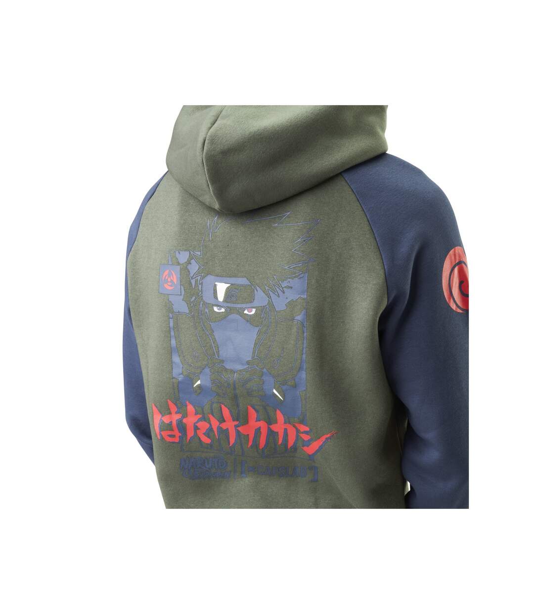 Sweat à capuche homme Naruto Kakashi Capslab-2