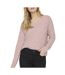 Pull rose femme vero moda crewlefile-1