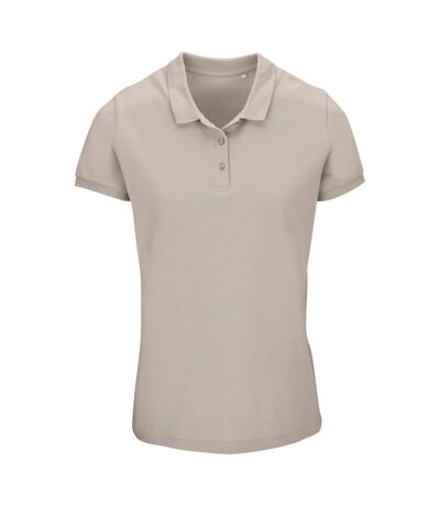 SOLS Womens/Ladies Planet Piqué Natural Polo Shirt (Rope) - UTPC6144