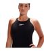 Maillot De Bain 1 Pièce Long Motif/style Logo Lzr Ignite Femme Noir Speedo-4