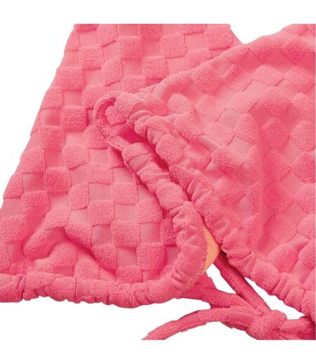 Haut De Maillot De Bain Motif/style Texturé Femme Rose Clair Speedo