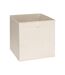 Boîte de Rangement Déco Cotty 31x31cm Crème-1