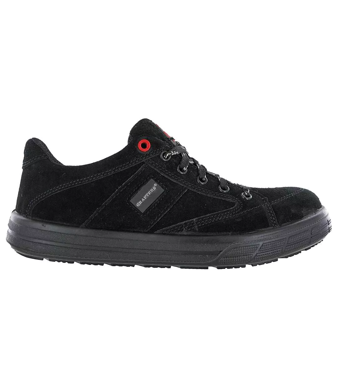 Chaussures De Sécurité À Embout De Protection Homme Noir Grafters-2