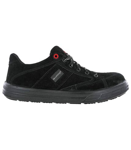 Grafters Mens Skate Type Toe Cap Safety Sneakers (Black) - UTDF1234