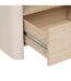 Meuble TV 2 tiroirs ROUNDY - Beige-4