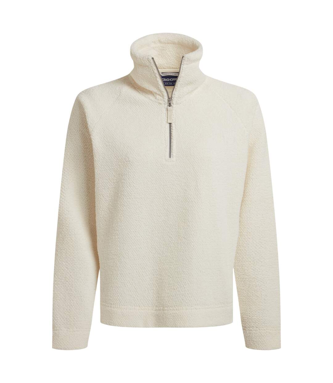 Womens/ladies Raya Half Zip Fleece Top Sea Salt Craghoppers-2