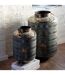 Lanterne Cylindrique en Métal Antique 65cm Bronze-5