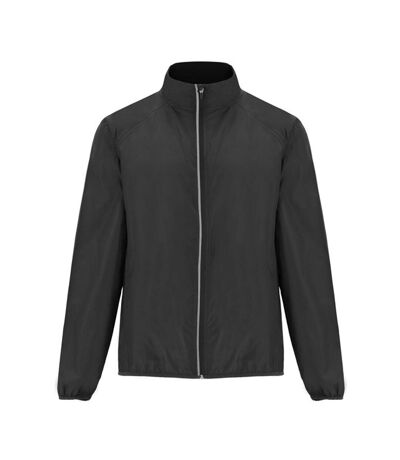Mens Glasgow Packaway Windbreaker Black Roly