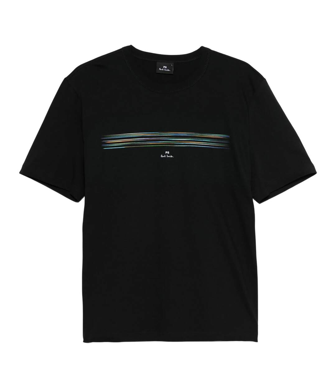 T-shirt Motif/style Fines Rayures Homme Noir Paul Smith-1