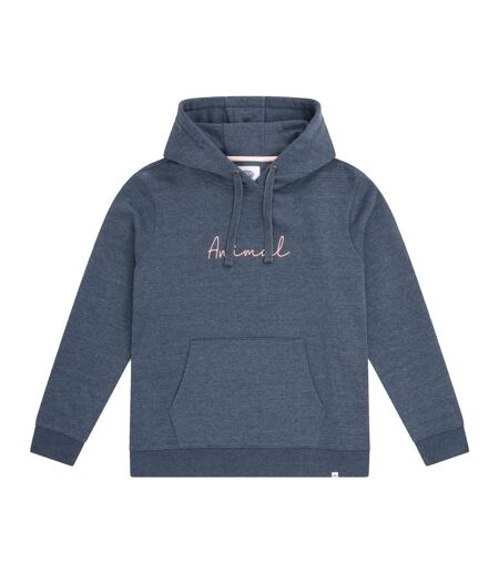 Sweat À Capuche Maya Femme Bleu Foncé Animal